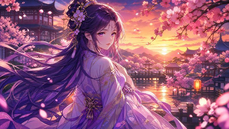 捷克街头动漫-【捷克街头动漫】汉服少女·花间梦境 完整动漫教程